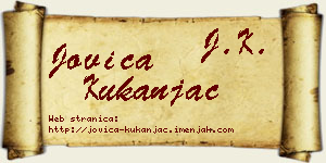 Jovica Kukanjac vizit kartica